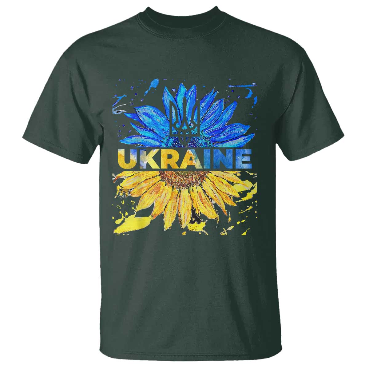 Ukraine Sunflower Ukrainian Flag T Shirt
