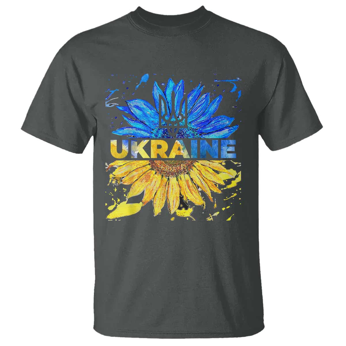Ukraine Sunflower Ukrainian Flag T Shirt