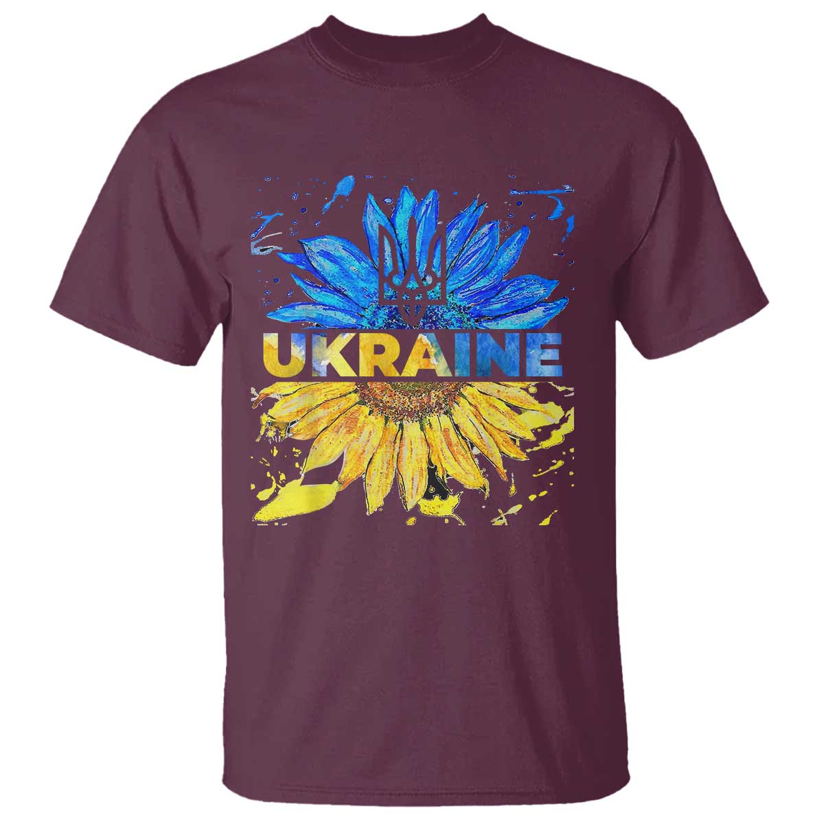Ukraine Sunflower Ukrainian Flag T Shirt