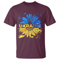Ukraine Sunflower Ukrainian Flag T Shirt
