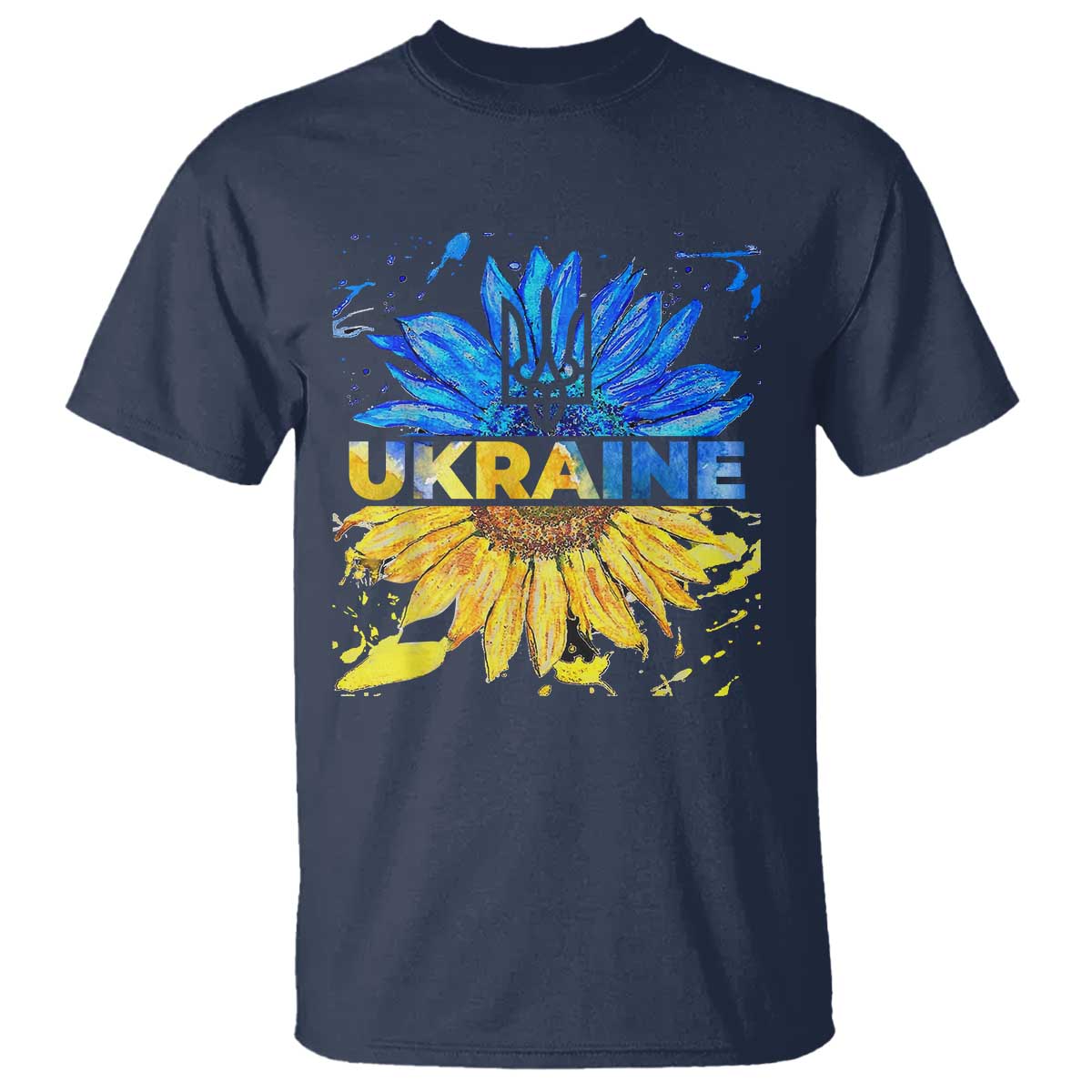 Ukraine Sunflower Ukrainian Flag T Shirt