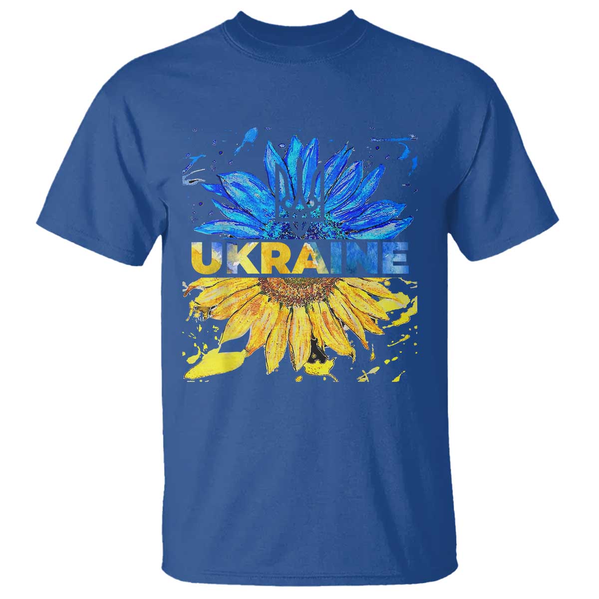 Ukraine Sunflower Ukrainian Flag T Shirt