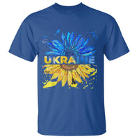 Ukraine Sunflower Ukrainian Flag T Shirt