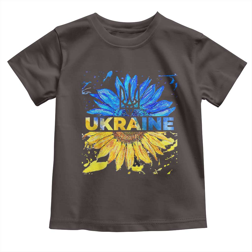 Ukraine Sunflower Ukrainian Flag Toddler T Shirt