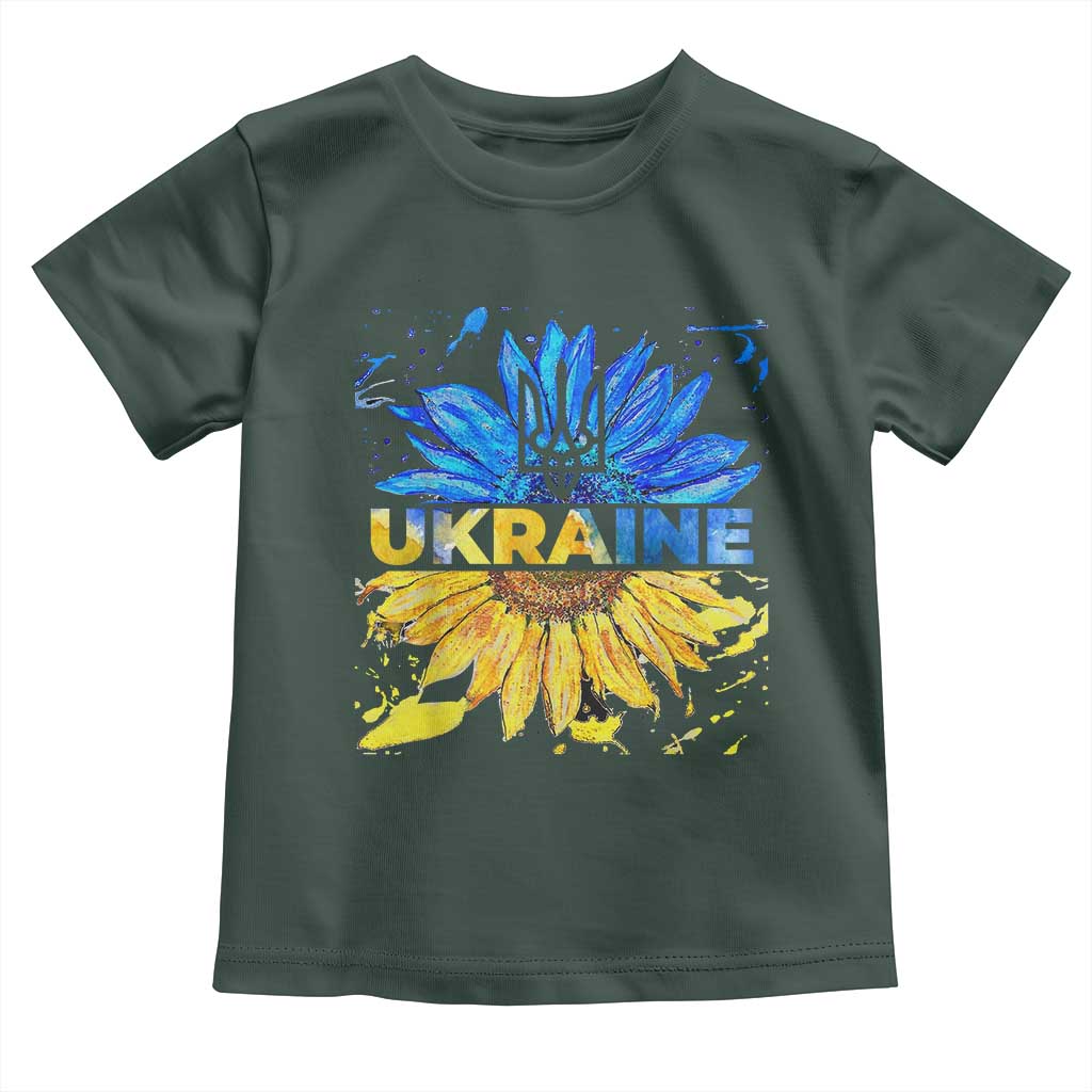 Ukraine Sunflower Ukrainian Flag Toddler T Shirt