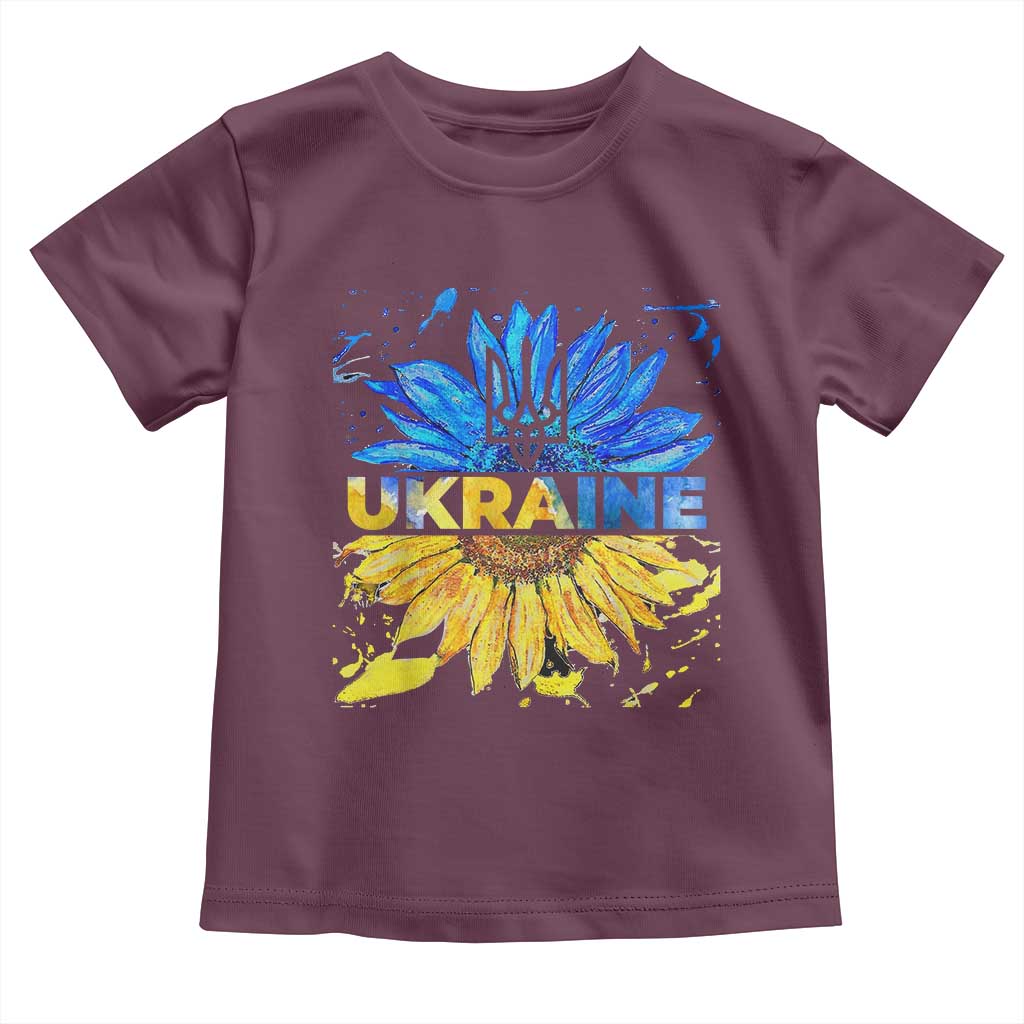 Ukraine Sunflower Ukrainian Flag Toddler T Shirt