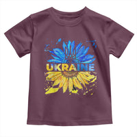 Ukraine Sunflower Ukrainian Flag Toddler T Shirt