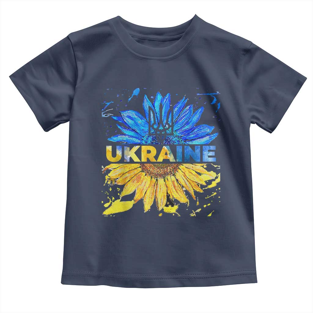 Ukraine Sunflower Ukrainian Flag Toddler T Shirt
