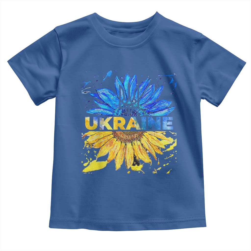 Ukraine Sunflower Ukrainian Flag Toddler T Shirt