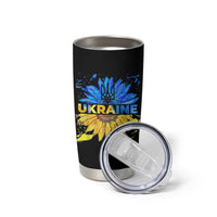 Ukraine Sunflower Ukrainian Flag Tumbler Cup