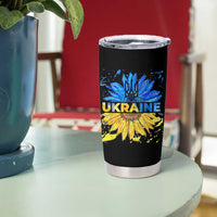 Ukraine Sunflower Ukrainian Flag Tumbler Cup