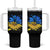 Ukraine Sunflower Ukrainian Flag Tumbler With Handle