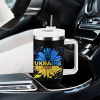 Ukraine Sunflower Ukrainian Flag Tumbler With Handle