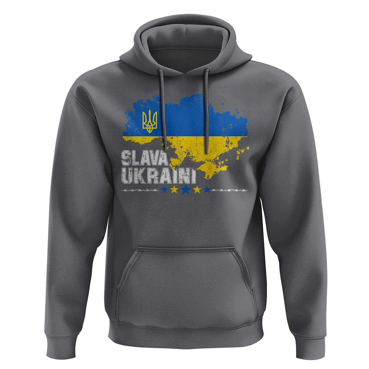 Slava Ukraini Ukraine Flag Hoodie Patriot Patriotic Ukrainian National Flag