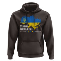 Slava Ukraini Ukraine Flag Hoodie Patriot Patriotic Ukrainian National Flag
