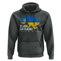 Slava Ukraini Ukraine Flag Hoodie Patriot Patriotic Ukrainian National Flag