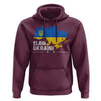 Slava Ukraini Ukraine Flag Hoodie Patriot Patriotic Ukrainian National Flag