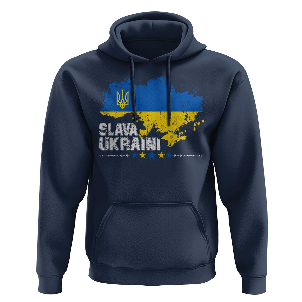 Slava Ukraini Ukraine Flag Hoodie Patriot Patriotic Ukrainian National Flag