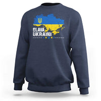 Slava Ukraini Ukraine Flag Sweatshirt Patriot Patriotic Ukrainian National Flag