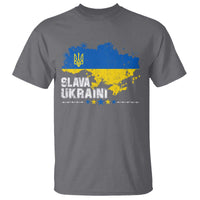 Slava Ukraini Ukraine Flag T Shirt Patriot Patriotic Ukrainian National Flag