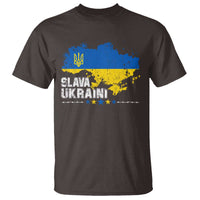 Slava Ukraini Ukraine Flag T Shirt Patriot Patriotic Ukrainian National Flag