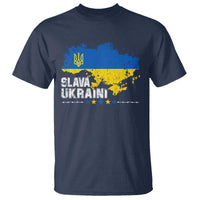 Slava Ukraini Ukraine Flag T Shirt Patriot Patriotic Ukrainian National Flag