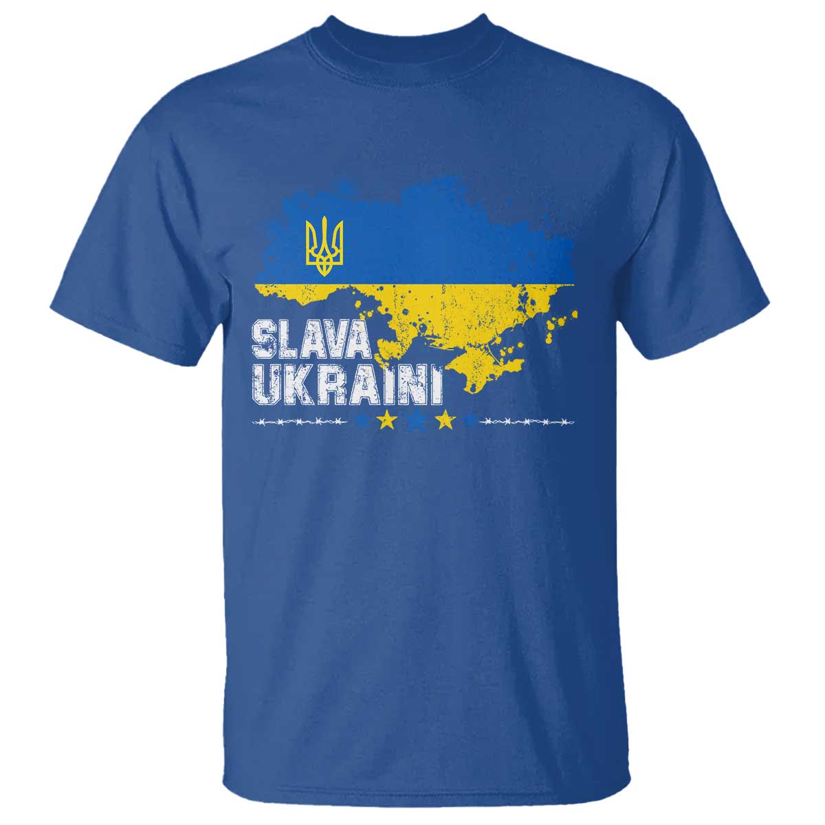 Slava Ukraini Ukraine Flag T Shirt Patriot Patriotic Ukrainian National Flag