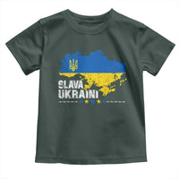 Slava Ukraini Ukraine Flag Toddler T Shirt Patriot Patriotic Ukrainian National Flag
