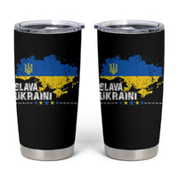 Slava Ukraini Ukraine Flag Tumbler Cup Patriot Patriotic Ukrainian National Flag