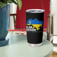 Slava Ukraini Ukraine Flag Tumbler Cup Patriot Patriotic Ukrainian National Flag