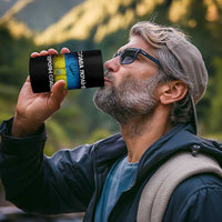 Ukraine Flag 4 in 1 Can Cooler Tumbler Glory to the Heroes Ukrainian Patriot Patriotic