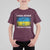 Ukraine Flag T Shirt For Kid Glory to the Heroes Ukrainian Patriot Patriotic