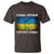 Ukraine Flag T Shirt Glory to the Heroes Ukrainian Patriot Patriotic
