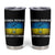 Ukraine Flag Tumbler Cup Glory to the Heroes Ukrainian Patriot Patriotic