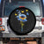 Sunflower Ukraine Flag Spare Tire Cover Ukrainian Butterflies Flowers