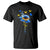 Sunflower Ukraine Flag T Shirt Ukrainian Butterflies Flowers