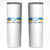 Peace Love Ukraine Sunflower Flag Skinny Tumbler