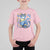 Ukraine Cat Floral Vintage Ukrainian Flag T Shirt For Kid