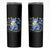 Ukraine Cat Floral Vintage Ukrainian Flag Skinny Tumbler