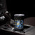 Ukraine Cat Floral Vintage Ukrainian Flag Tumbler Cup