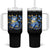 Ukraine Cat Floral Vintage Ukrainian Flag Tumbler With Handle