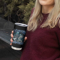 Alpha Wolf Meme Tumbler Cup I Clogged Your Toilet Funny Unhinged Stupid Brainrot