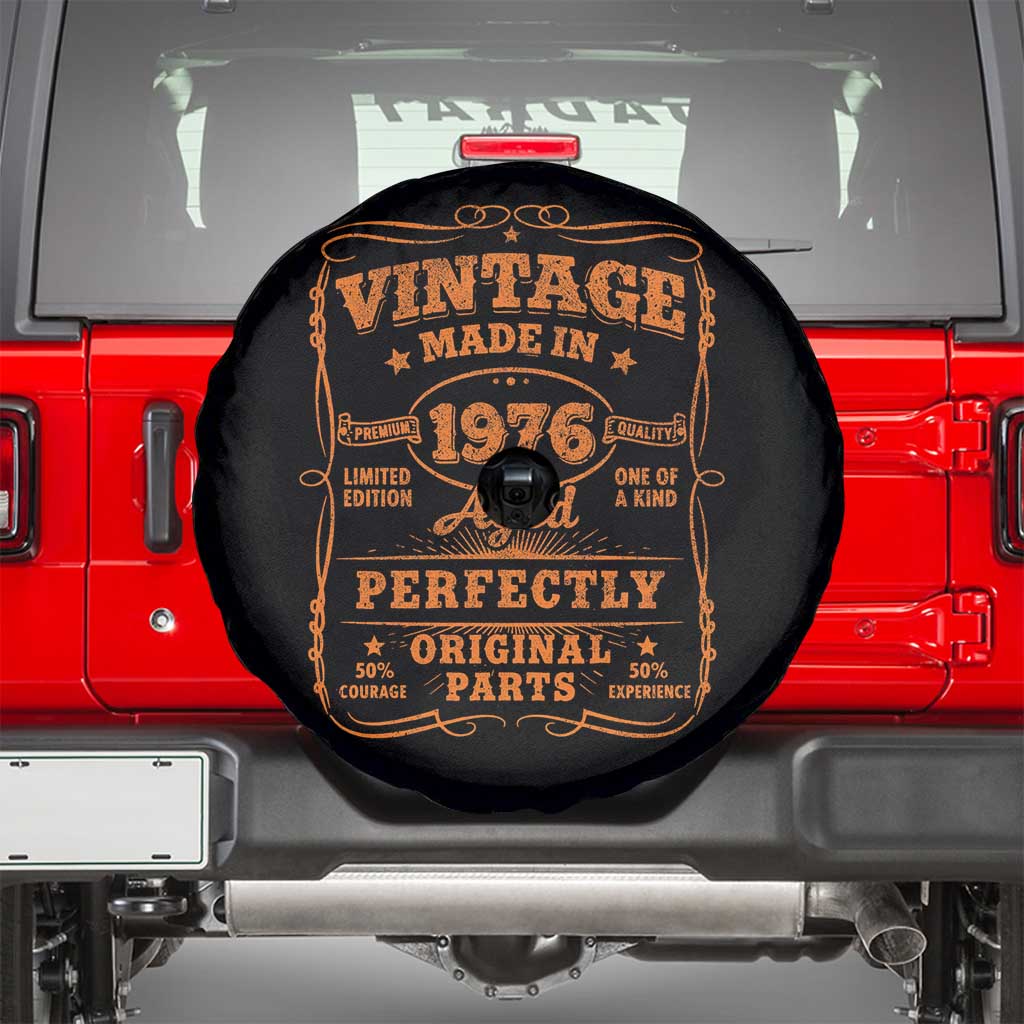 Vintage 50 Birthday Spare Tire Cover 50yr 1976 50th Birthday