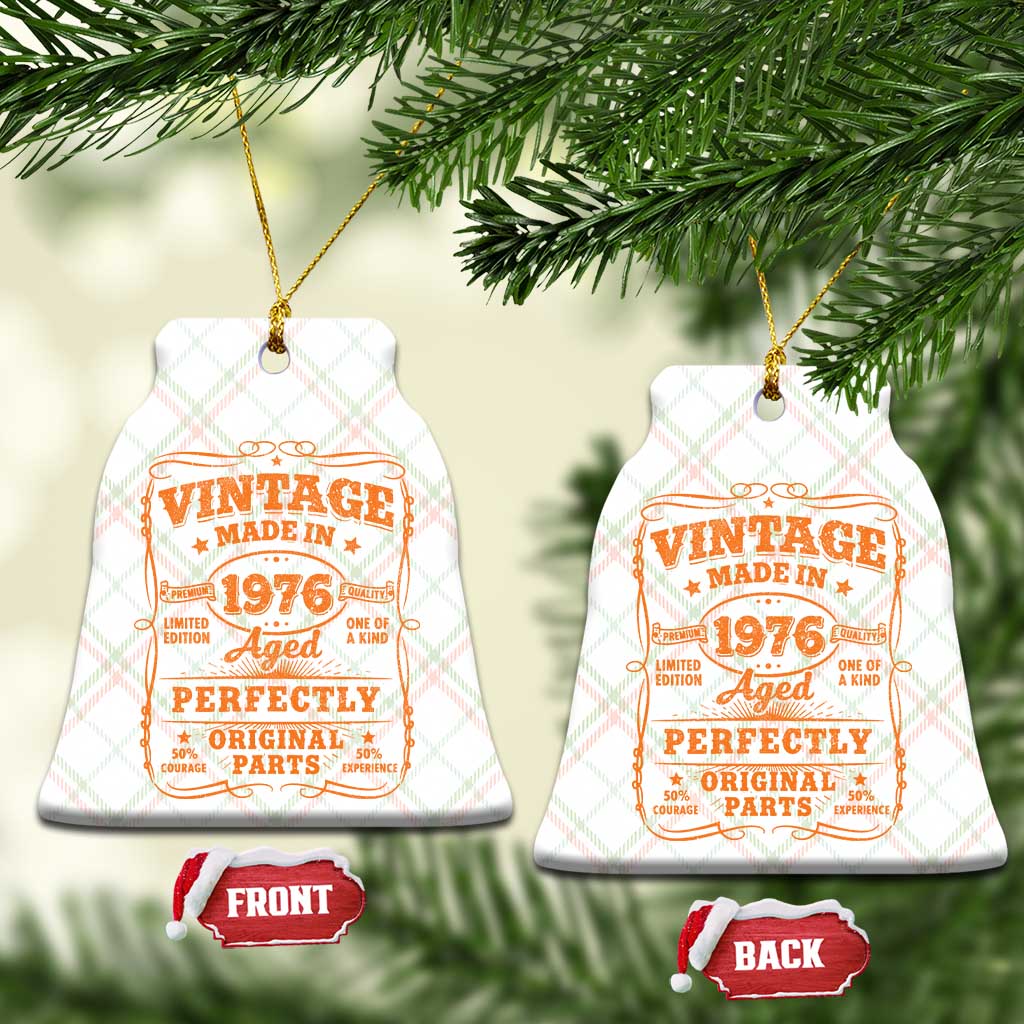 Vintage 50 Birthday Ceramic Ornament 50yr 1976 50th Birthday