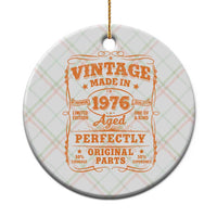Vintage 50 Birthday Ceramic Ornament 50yr 1976 50th Birthday