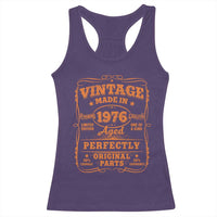 Vintage 50 Birthday Racerback Tank Top 50yr 1976 50th Birthday