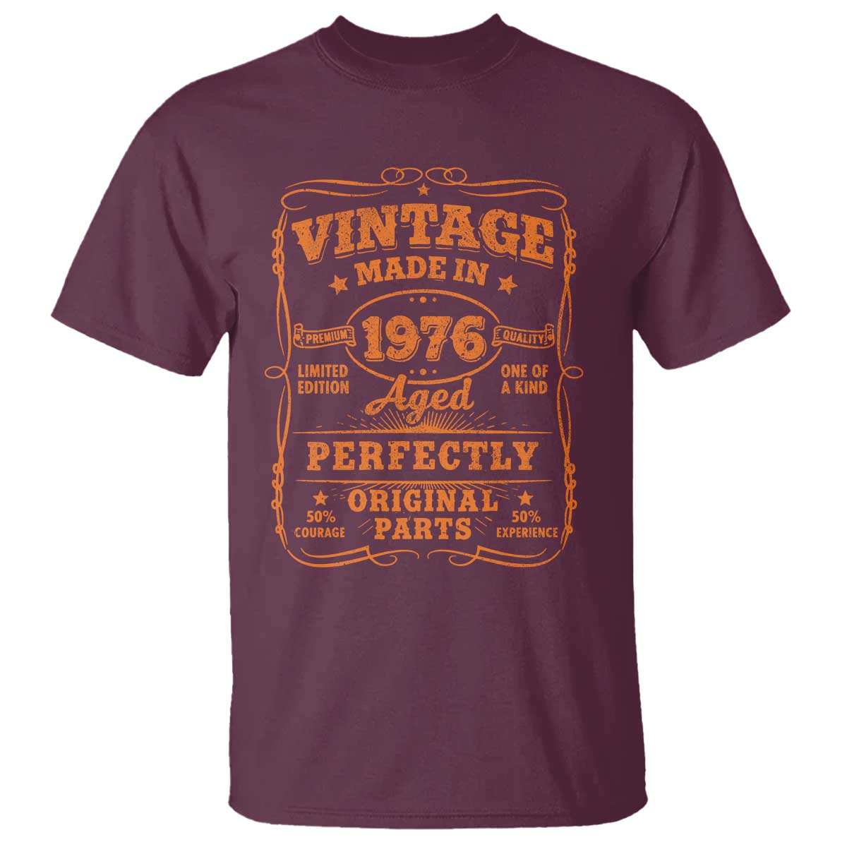 Vintage 50 Birthday T Shirt 50yr 1976 50th Birthday