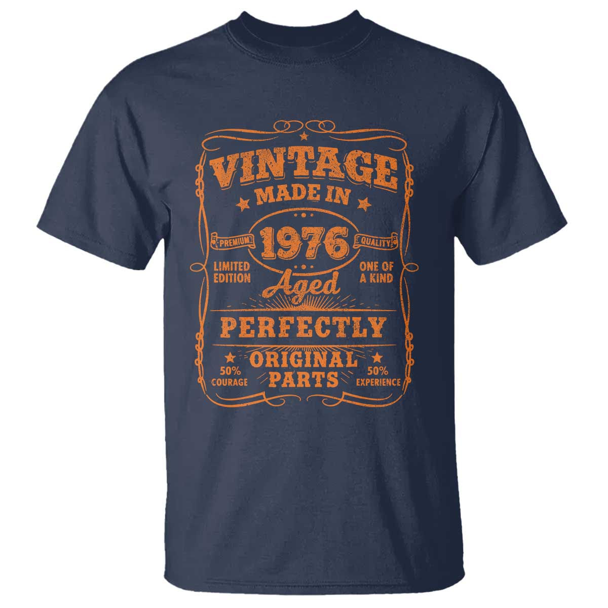Vintage 50 Birthday T Shirt 50yr 1976 50th Birthday