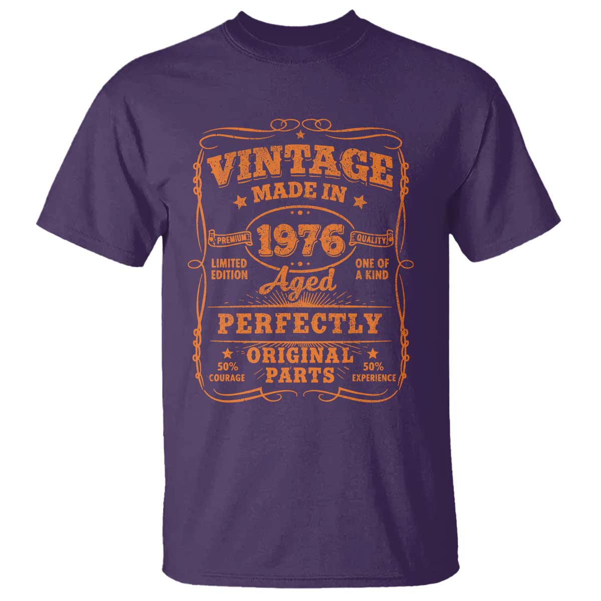 Vintage 50 Birthday T Shirt 50yr 1976 50th Birthday