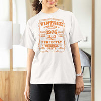 Vintage 50 Birthday T Shirt For Women 50yr 1976 50th Birthday